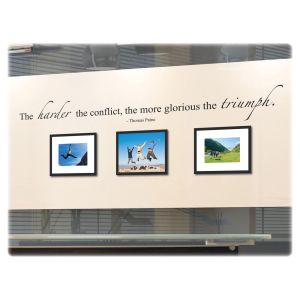 Burnes Grp. Triumph Words On The Wall