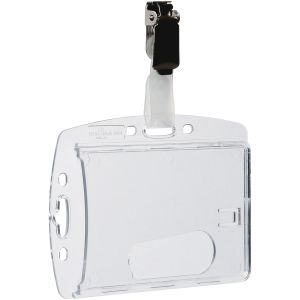 DURABLE Rotating Strap Clip ID Card Holder