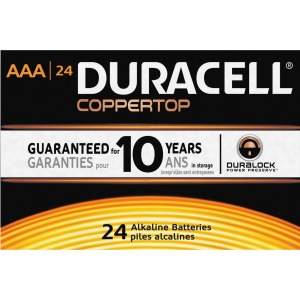 Duracell Coppertop Alkaline AAA Battery - MN2400