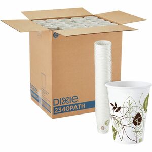 Dixie Pathways 10 oz Paper Hot Cups By GP Pro