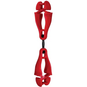 Ergodyne 3420 Swiveling Glove Clip Holder - Dual Clips