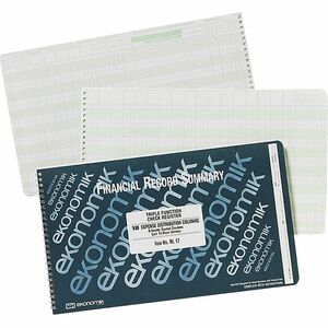 Ekonomik Standard Size Triple Function Check Registry