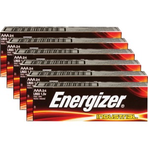 Energizer Industrial Alkaline AAA Battery Boxes of 24