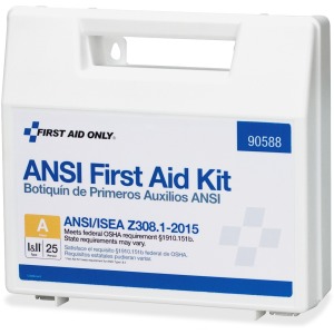 First Aid Only 25-Person Bulk Plastic First Aid Kit - ANSI Compliant