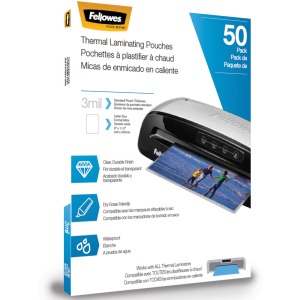 Fellowes Letter-Size Thermal Laminating Pouches