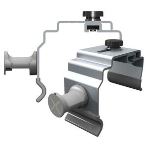 Ghent X-Hangers NEX021XHL Mounting Adapter for Markerboard - Gray