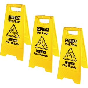 Genuine Joe Universal Graphic Wet Floor Sign