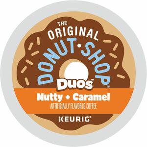 The Original Donut Shop&reg; K-Cup Duos Nutty + Caramel Coffee
