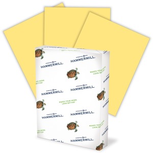 Hammermill Paper for Copy 8.5x11 Laser, Inkjet Colored Paper - Buff - Recycled - 30% Recycled Content