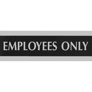 Headline Signs EMPLOYEES ONLY Sign
