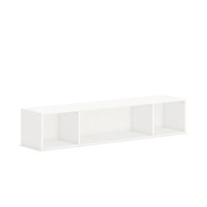 HON Mod Wall Mounted Storage | Open | 66"W | Simply White Finish