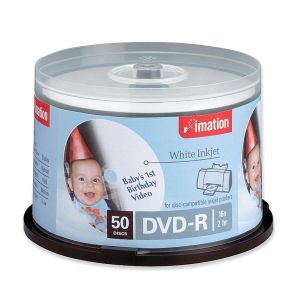 Imation DVD Recordable Media - DVD-R - 16x - 4.70 GB - 50 Pack Spindle