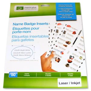 Imprint Plus Mighty Badge Oval Name Badge Insert Sheet
