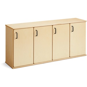 Jonti-Craft Young Time 4-Section Stackable Locker