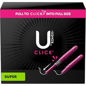 Kimberly-Clark Click Compact Tampons