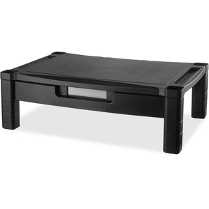 Kantek Extra-Wide Height-Adjustable Monitor Stand with Organizing Drawer