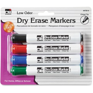 Charles Leonard Chisel Tip Dry Erase Markers
