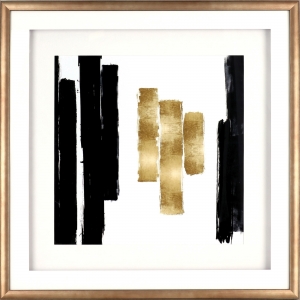 Lorell Blocks I Framed Abstract Artwork