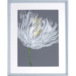 Lorell White Flower I Framed Abstract Art