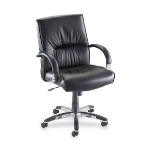 Lorell Bridgemill Managerial Mid-Back Swivel Chair