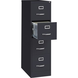 Lorell Fortress Series 25" Commercial-Grade Vertical File Cabinet