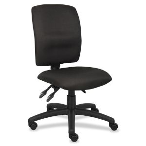 Lorell Ripley Mid Mesh-Back Chair with Articulating Lumbar Support