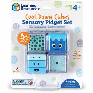 Learning Resources Cool Down Cubes Sensory Fidget Set