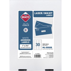Maco Multipurpose Self-Adhesive Mailing Labels