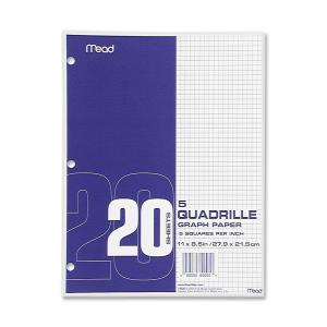 Mead 5 Quadrille Graph Paper - Letter