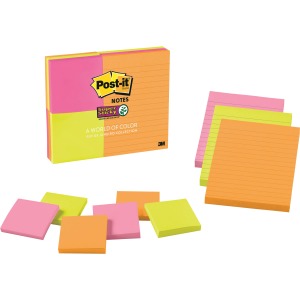 Post-it® Super Sticky Notes - Energy Boost Color Collection