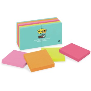 Post-it® Super Sticky Notes - Supernova Neons Color Collection