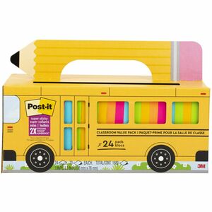 Post-it&reg; Super Sticky Notes Bus Cabinet Pack