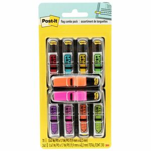 Post-it&reg; Post-it Printed Message Flags Value Pack