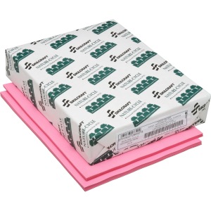 SKILCRAFT Neon Copy & Multipurpose Paper - Neon Pink - Recycled - 30% Recycled Content