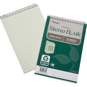 SKILCRAFT 100% Recycled Steno Books