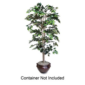 nudell 6ft Artificial Green Ficus Tree