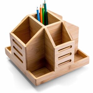 Achieva Bamboo Rotary Organizer
