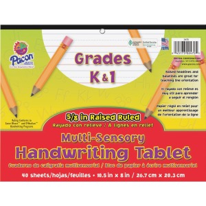 Pacon® Grades K-1 Multi-sensory Handwriting Tablet