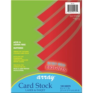 Pacon Color Brights Cardstock - Rojo Red