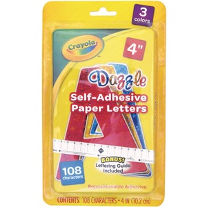 Crayola Self-adhesive Paper Letters