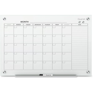 Quartet Infinity&reg; Glass Magnetic Calendar Board
