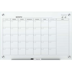 Quartet Infinity Magnetic Glass Dry-Erase Calendar Board