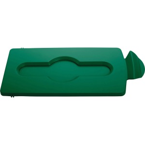 Rubbermaid Commercial Slim Jim Green Closed Lid Insert