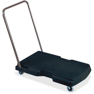 Rubbermaid Commercial 4400 Triple Trolley, Utility Duty with Straight Handle and 3" (7.6 cm) Casters