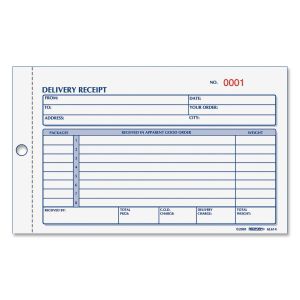 Rediform Carbonless Delivery Receipt Books