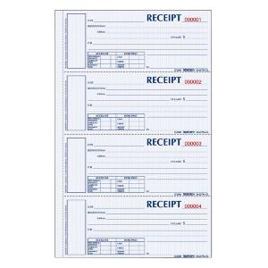 Rediform Hardbound Numbered Money Receipt Books