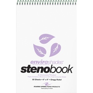 Roaring Spring Enviroshades Recycled Spiral Steno Memo Book