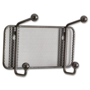 Safco Onyx Mesh Sturdy 2-Hook Garment Wall Rack