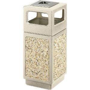 Safco Plastic/Stone Aggregate Receptacles