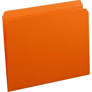 Smead Colored Straight Tab Cut Letter Yes Top Tab File Folder